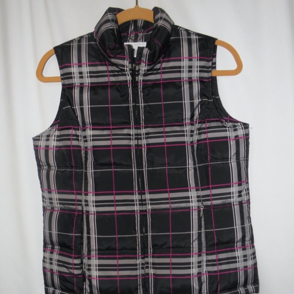 NWOT Charter Club plaid Puffer Jacket - Picture 2 of 5